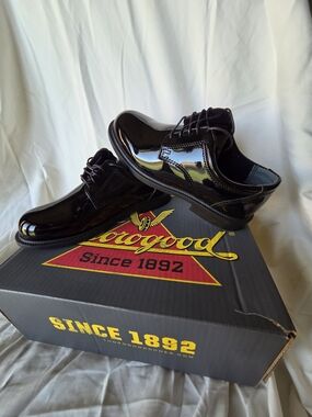 Men's Black Patent Dress Shoes